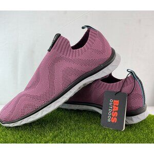 Bass Outdoor Hex Knit Pull-On Womens Sneakers 8M Textured Textile Upper Lightwei